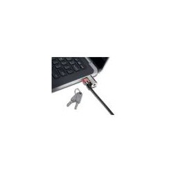 CANDADO CON LLAVE KENSINGTON CLICKSAFE, LLAVE, NEGRO, LAPTOPS