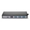 DOCKING STATION TECHZONE TZ21DS2C ADAPTADOR MULTIPUERTO USB 3.0 HDMI VGA SD