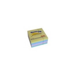 PAPELETA JANEL MEMO TIP 54P 3X3 CUBO PASTEL C 400