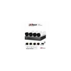 KIT DVR DAHUA DH-KIT XVR1B04H-I 4-B2A51N-0280B-S2 KIT DE 4 CANALES DE 5 MEGAPIXELES  DVR COOPER-I WIZSENSE  CON IA  H.2